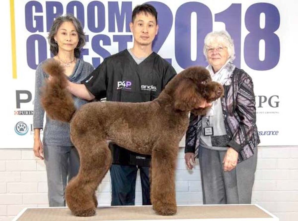 Award presentation at GroomQuest